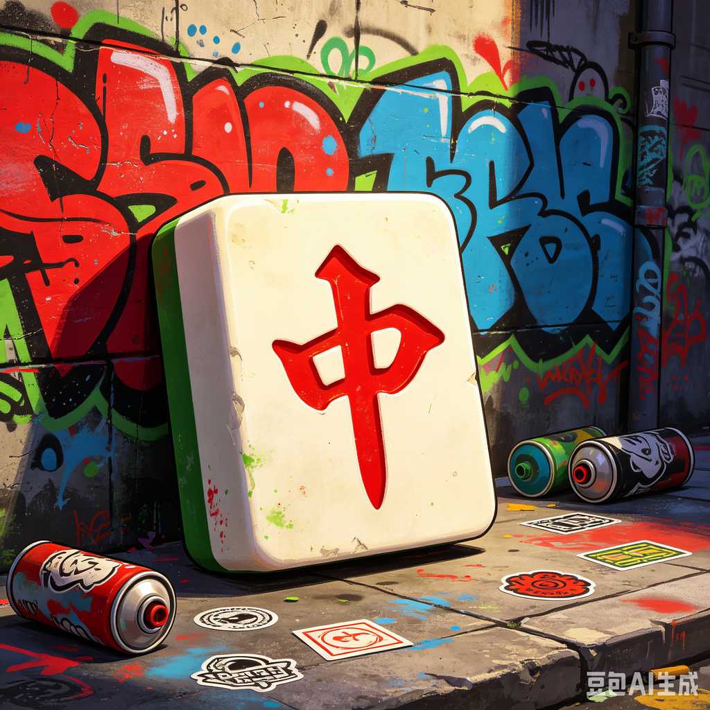 deep print mahjong set